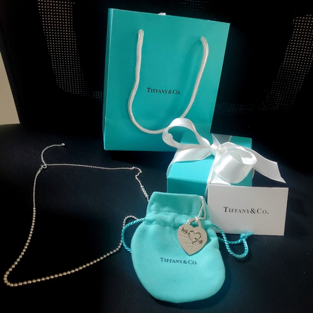 Tiffany & Co. RTT Sterling Silver Necklace New!